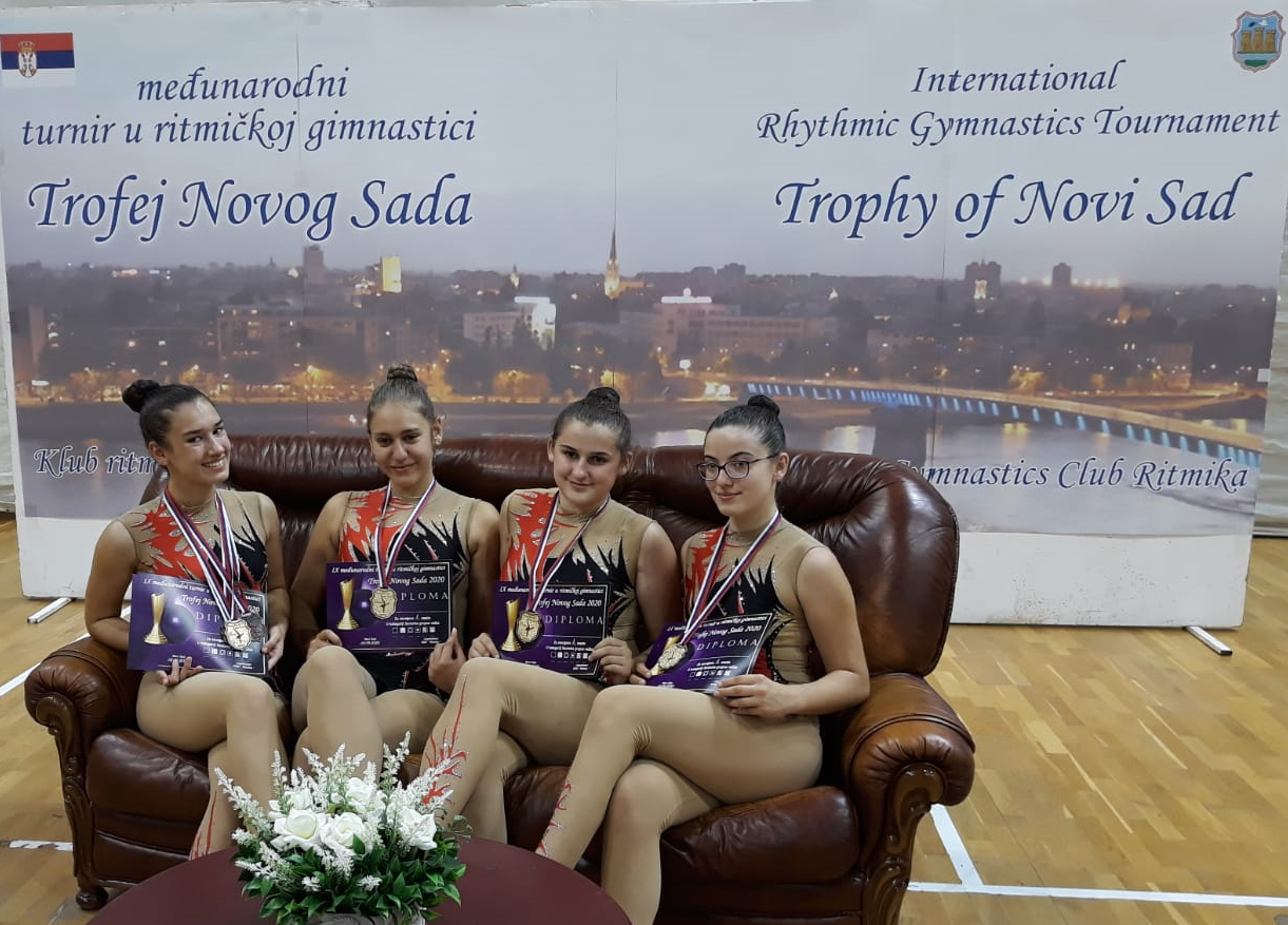 Zlato i dve bronze za paraćinske gimnastičarke u Novom Sadu