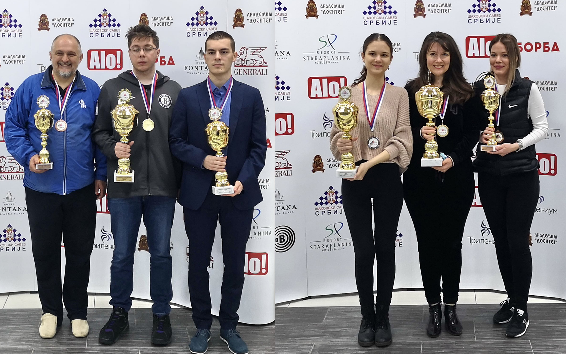 Završeno polufinale Prvenstva Srbije u šahu koje je igrano u Paraćinu
