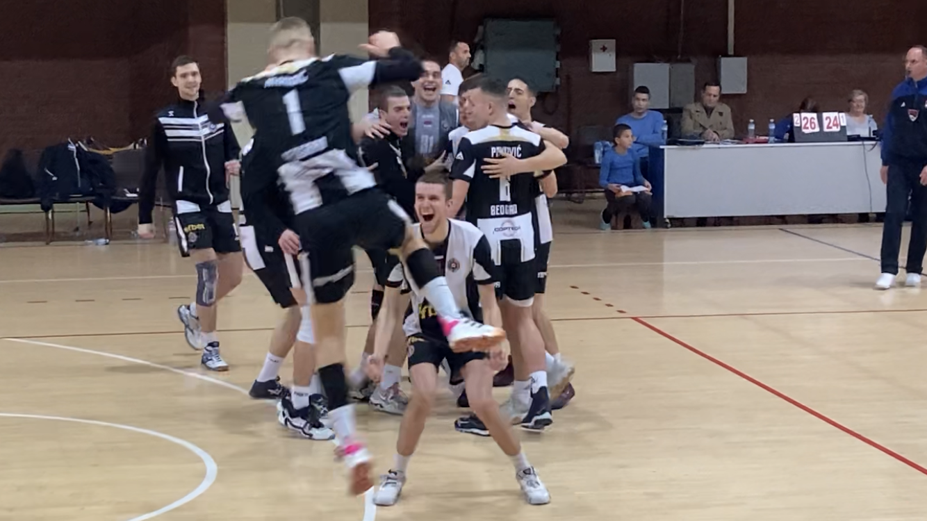Odbojkaši Partizana nakon preokreta slavili pobedu protiv Borca u Paraćinu