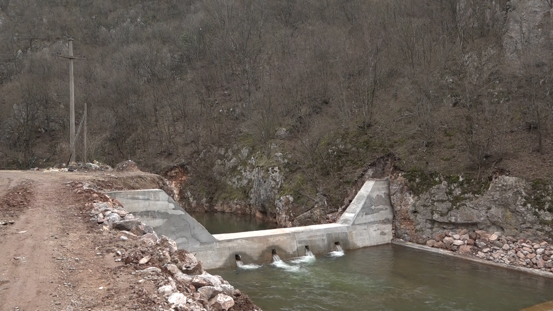 Izgradnja pregrada na bujičnim tokovima u Paraćinu