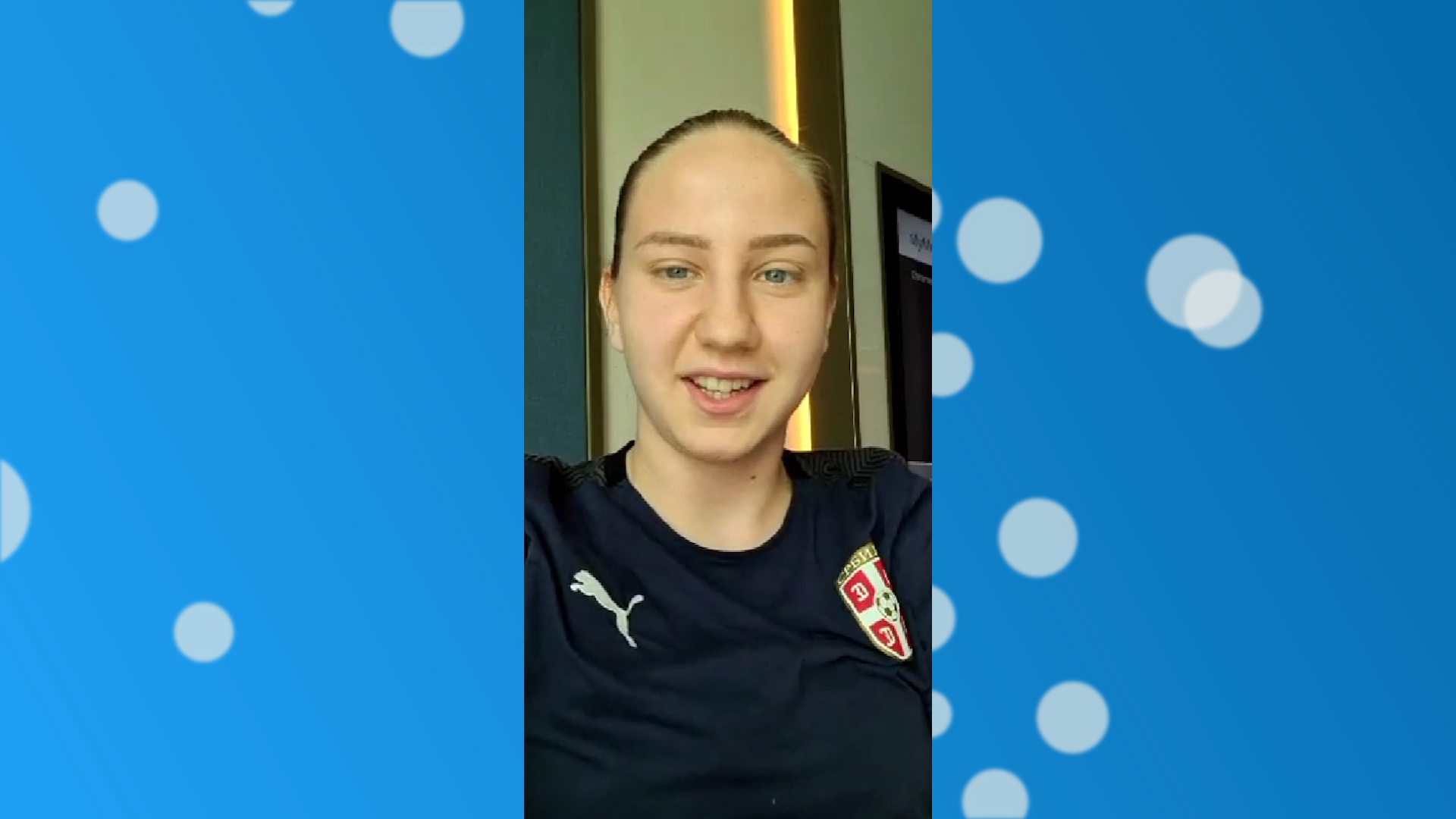 Fudbalerka iz Paraćina Anđela Krstić na kvalifikacijama za Svetsko prvenstvo