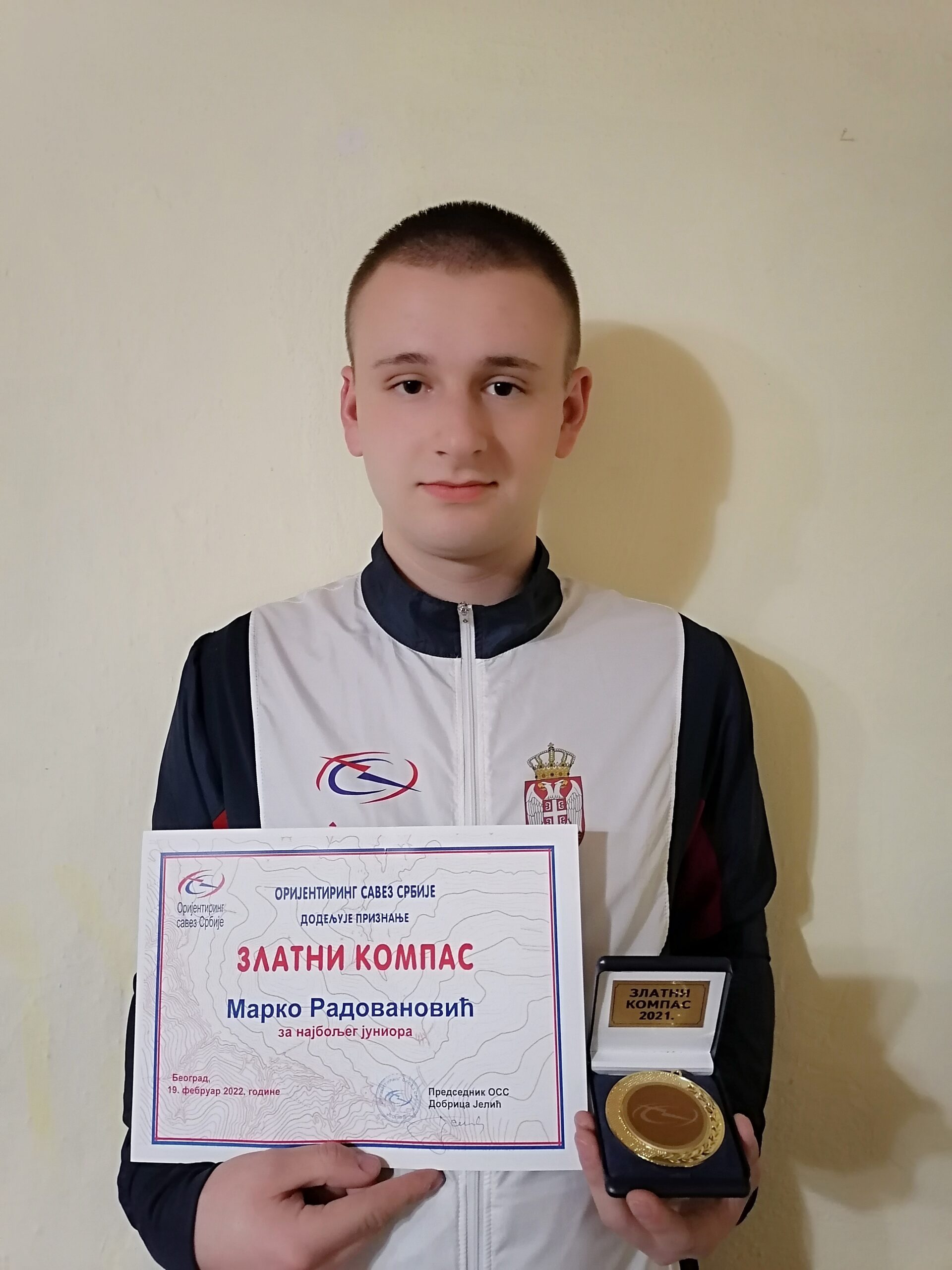 Paraćinski orijentirac Marko Radovanović najbolji junior u Srbiji