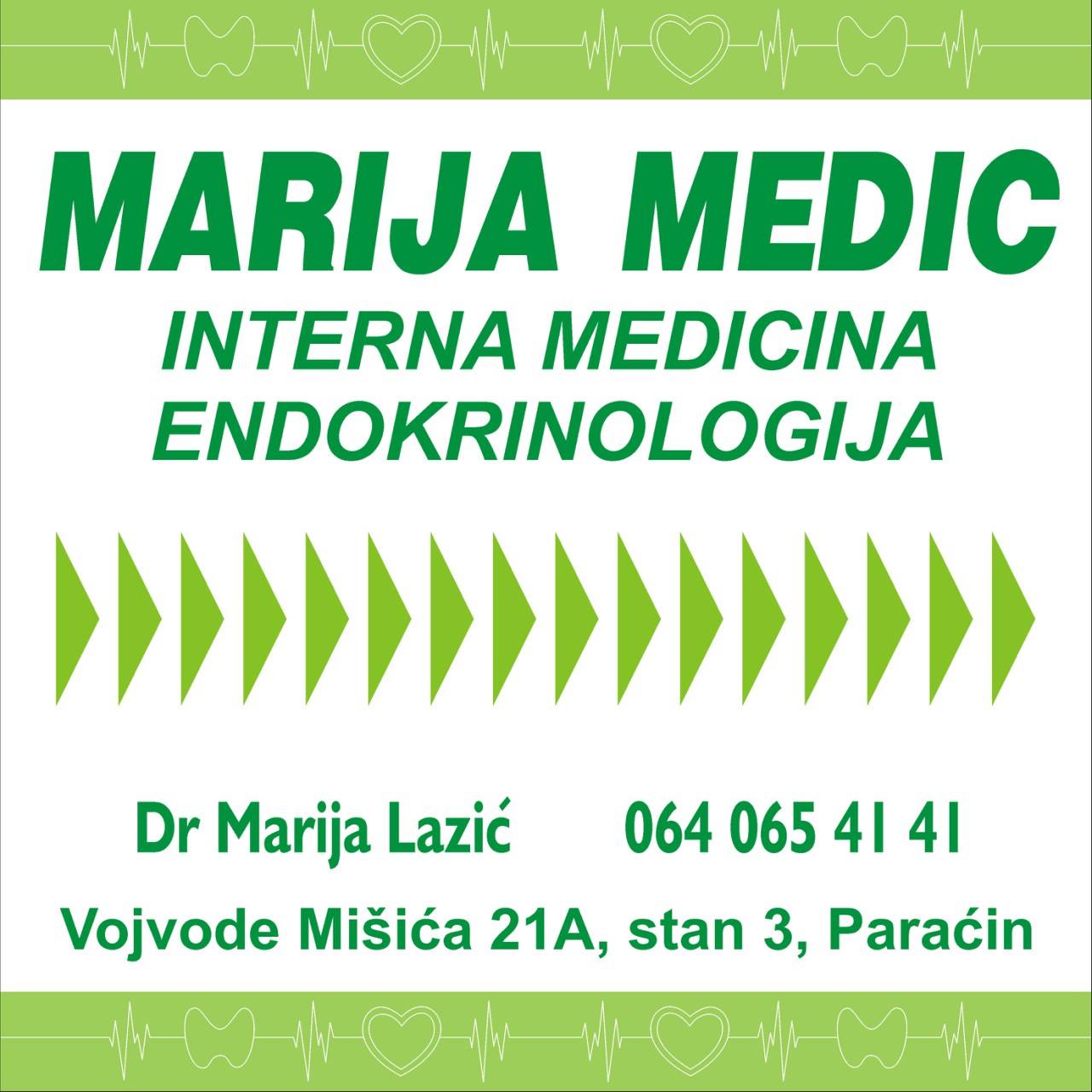 Specijalistička internistička ordinacija „Marija Medic“