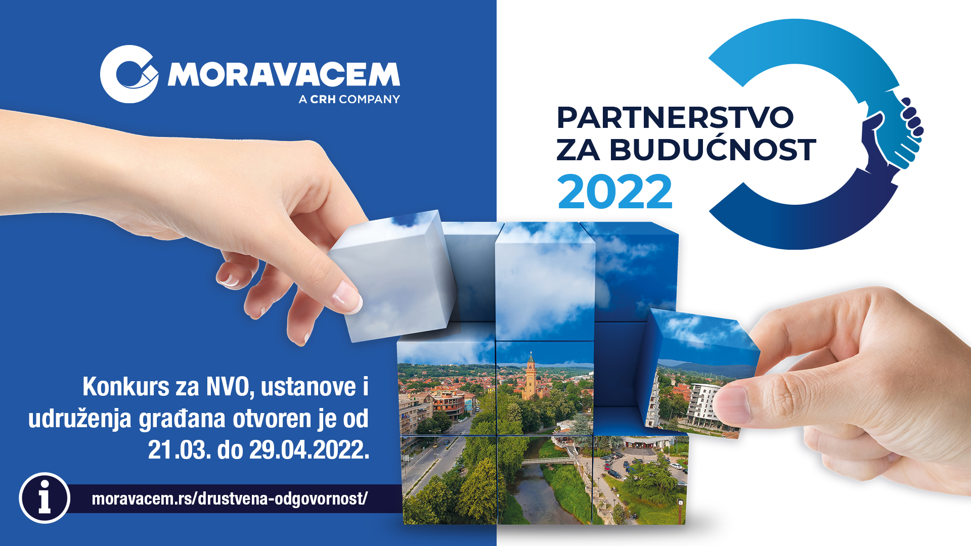 Kompanija Moravacem raspisala konkurs za projekat „Partnerstvo za budućnost“