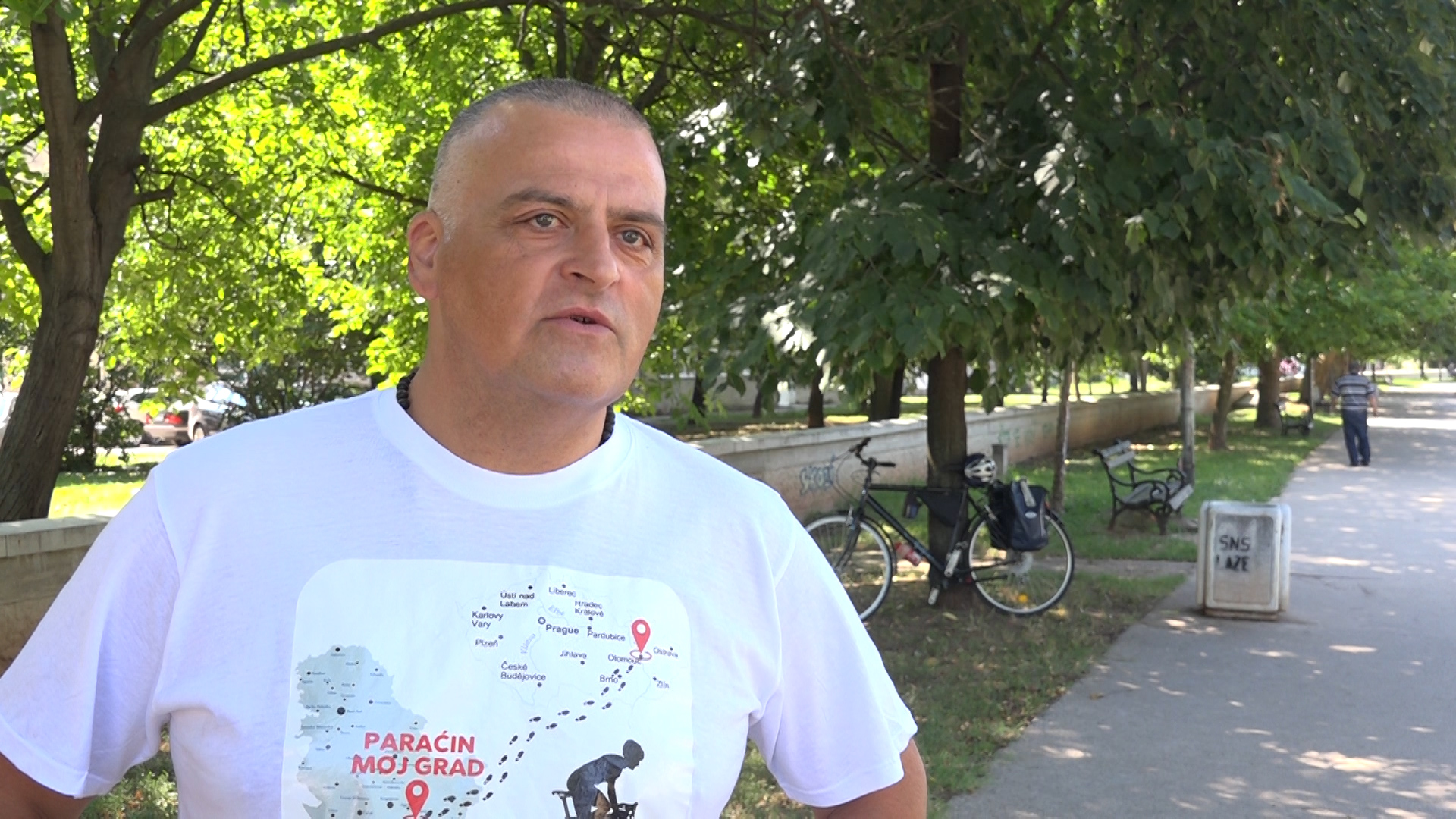 Paraćinski biciklista Zlatko Jovanović ponovo putuje Evropom
