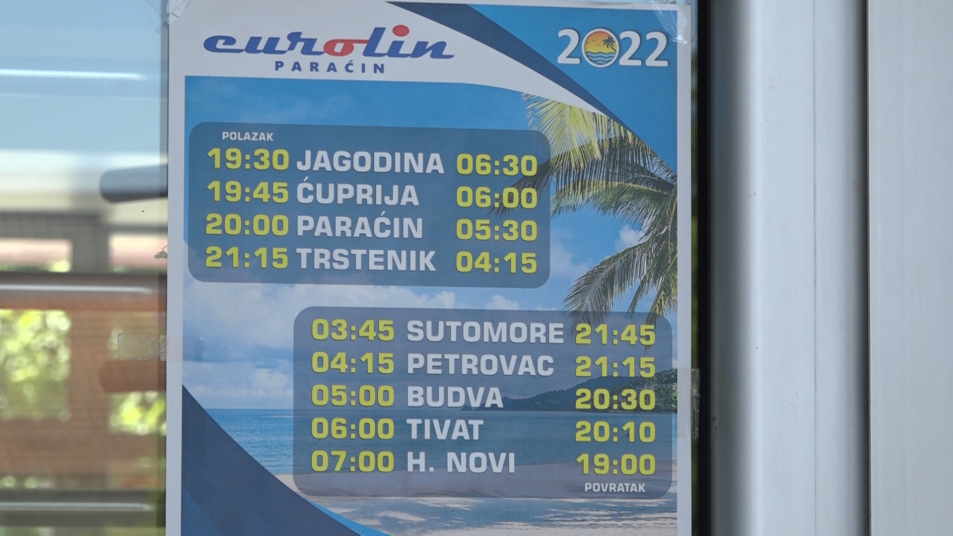 Uslovi za putovanje u autobusima kompanije Eurolin