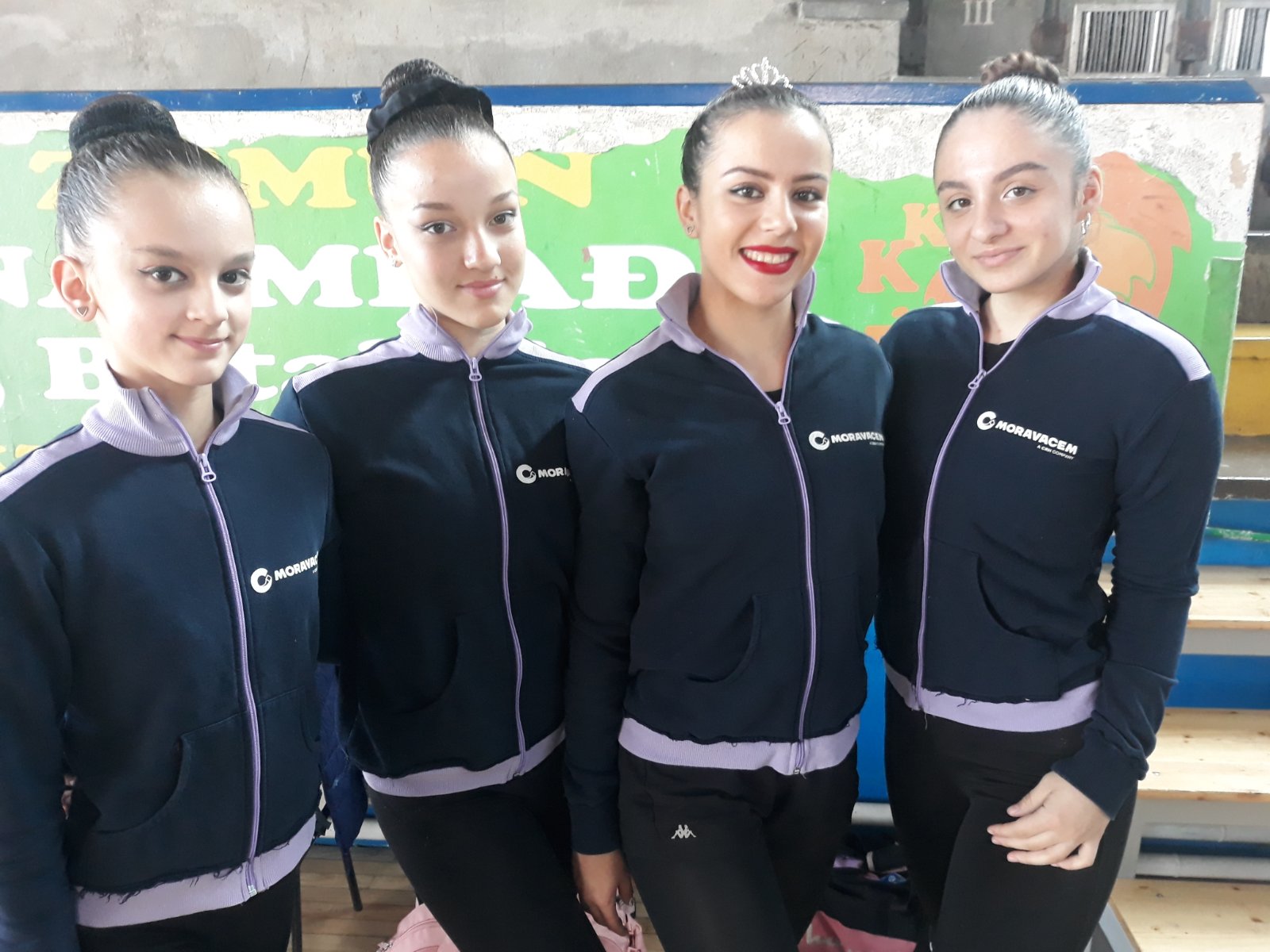 Nastup paraćinskih gimnastičarki na Apsolutnom prvenstvu Srbije u ritmičkoj gimnastici