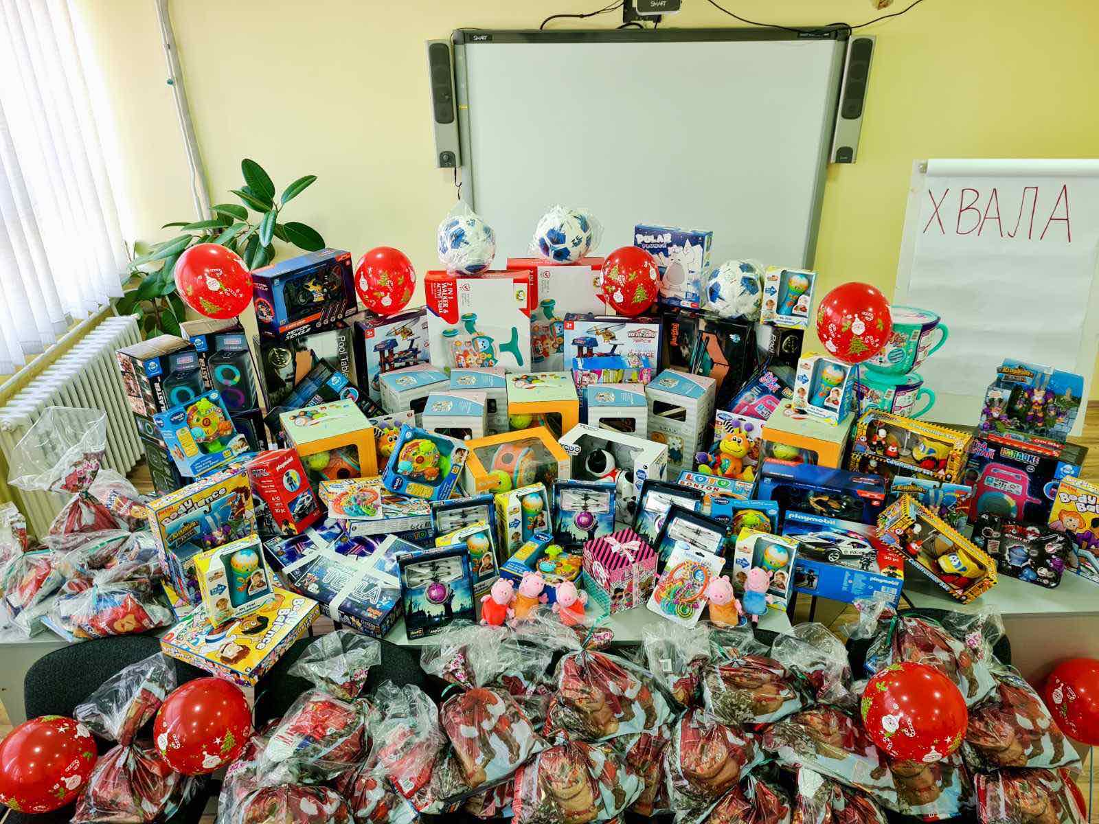 Kompanija Moravacem donirala igračke i paketiće Centru za porodični smeštaj i usvojenje u Ćupriji