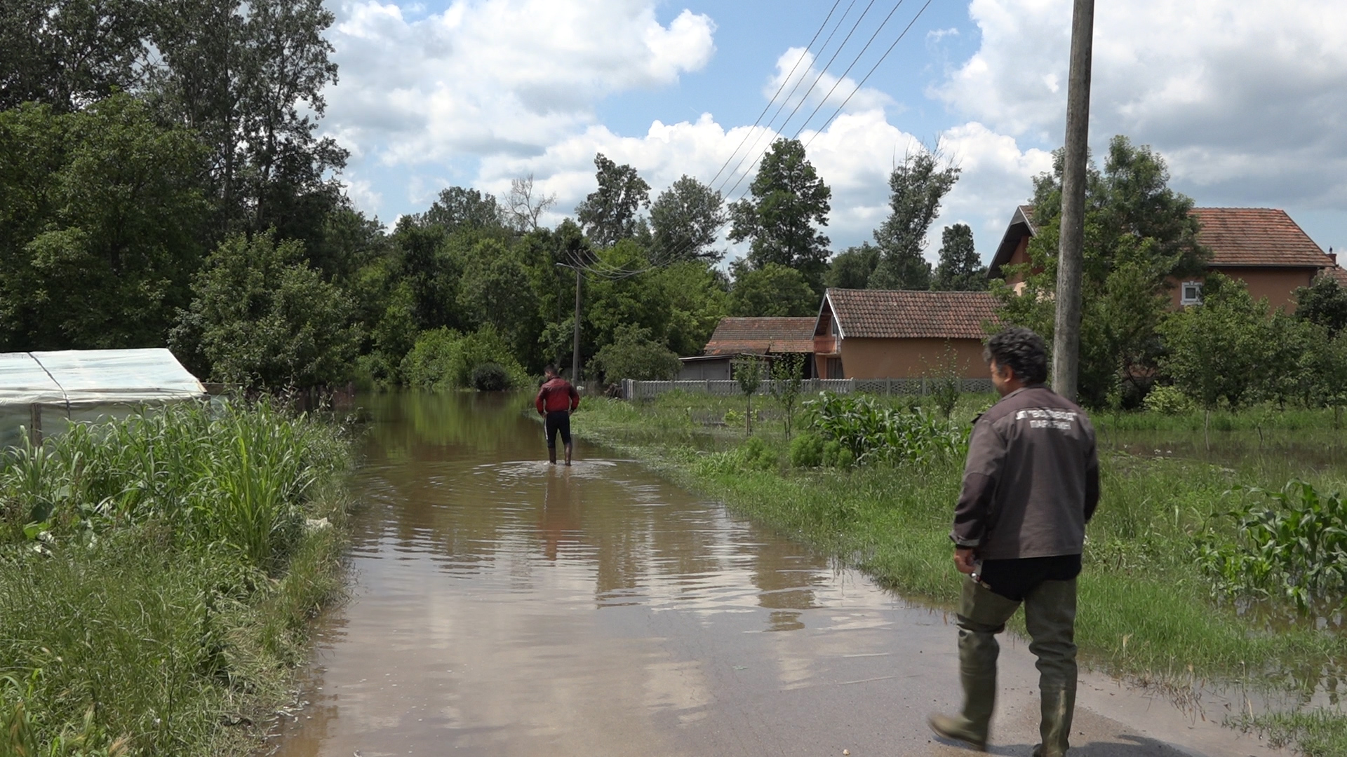 Poplavljena domaćinstva u Sikirici kod Paraćina