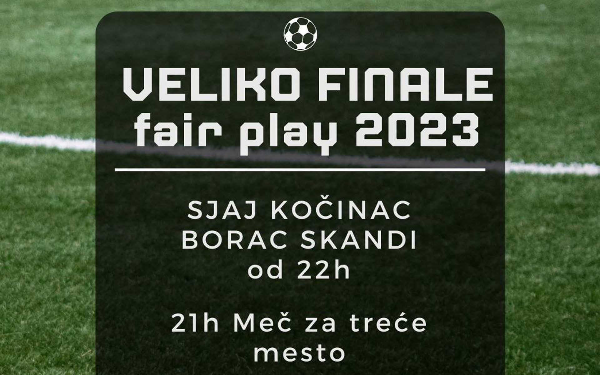 Večeras završnica turnira “Fair play” u Bošnjanu