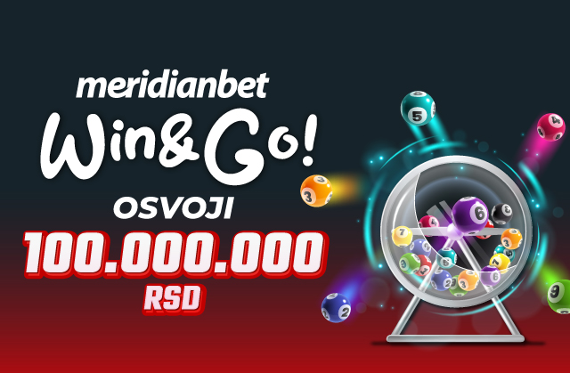 DA LI JE SREĆA NA TVOJOJ STRANI? Zaigraj Win and Go i osvoji do 100.000.000 RSD!