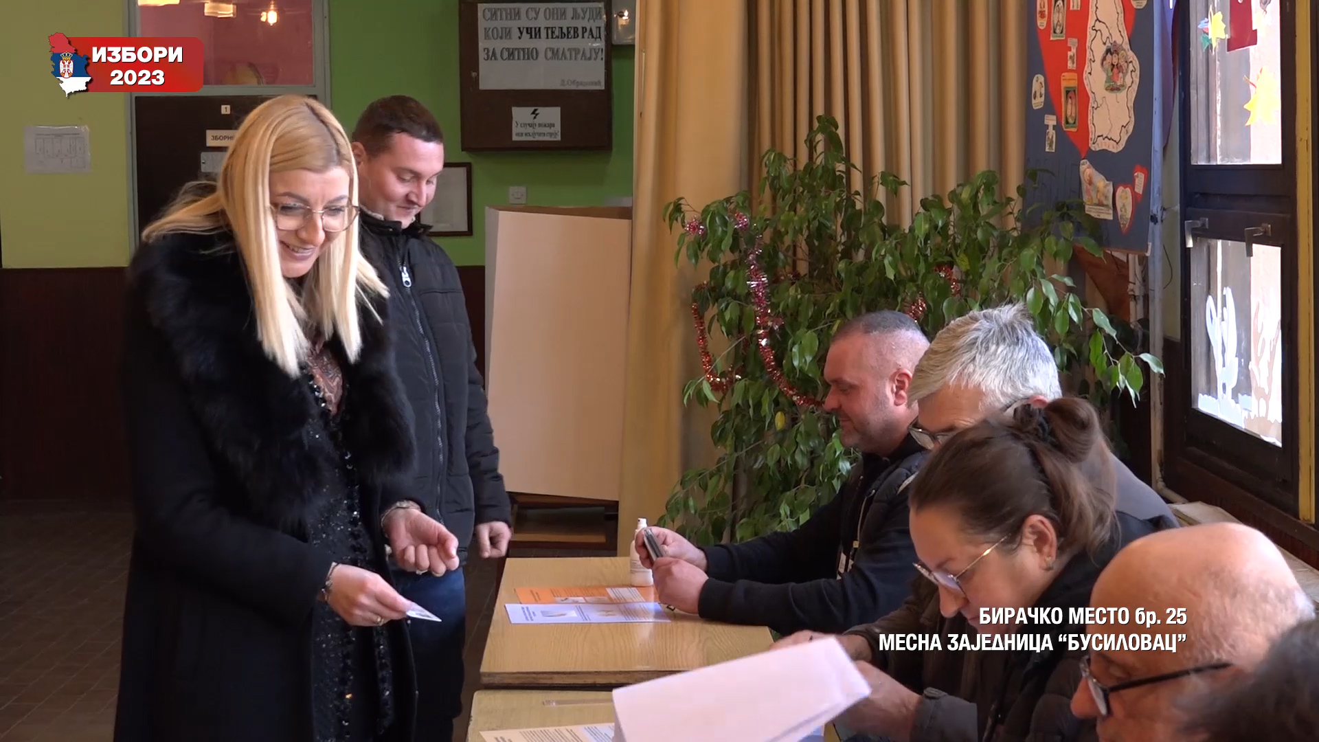 U Mesnoj zajednici Busilovac glasala kandidatkinja za narodnu poslanicu Anita Nešić