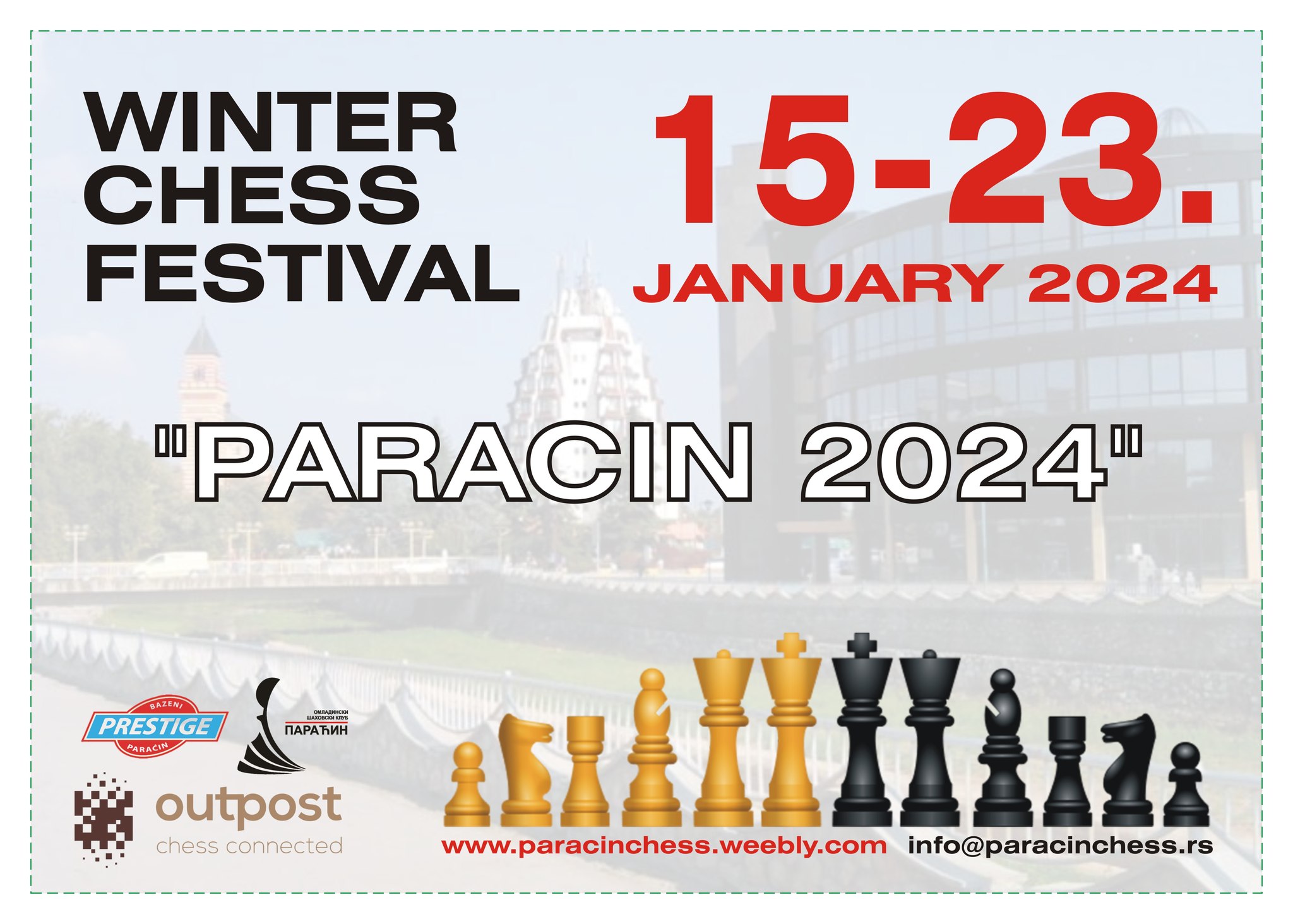 Najavljen Zinski šahovski festival “Paraćin 2024”