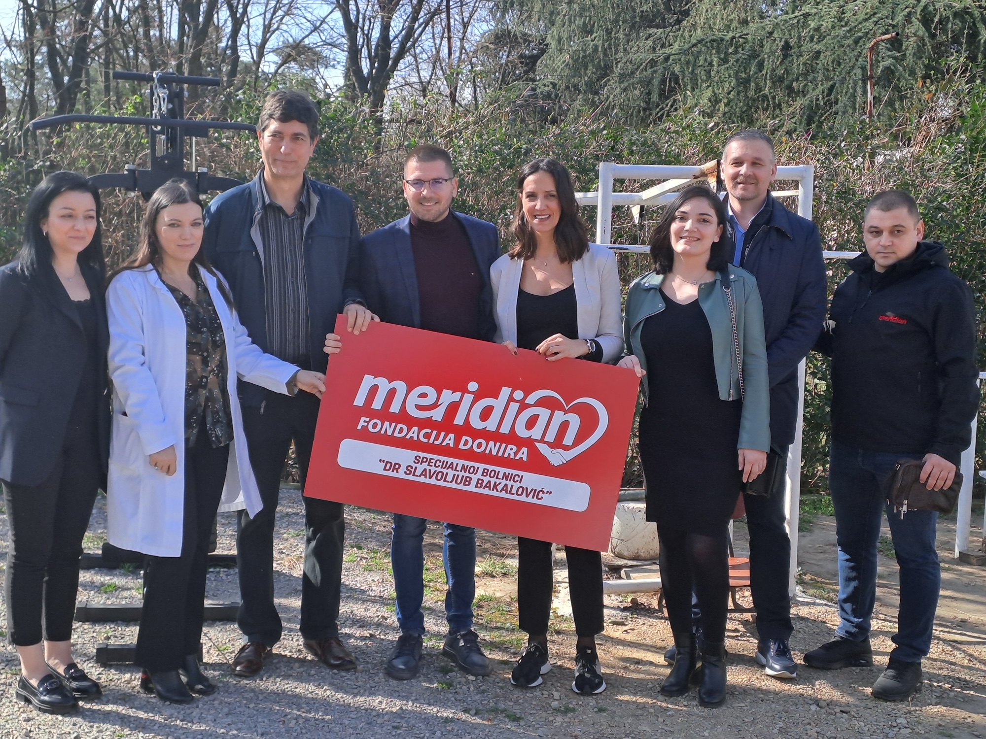 Za novi početak: Meridian fondacija donirala teretanu na otvorenom Specijalnoj bolnici „Dr Slavoljub Bakalović“ u Vršcu