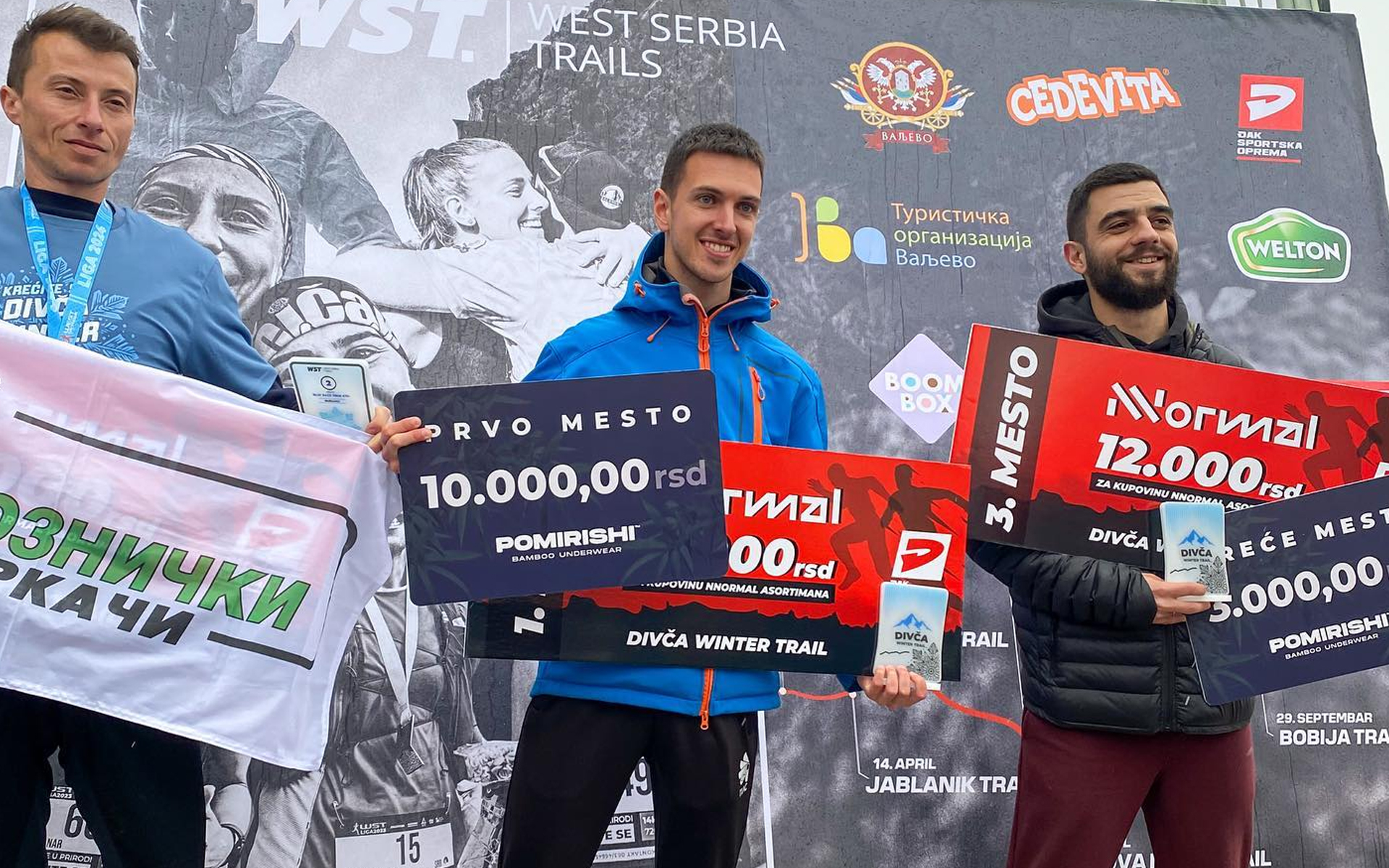 Dušan Krstić pobednik Divča Winter Trail trke duge 10 kilometara