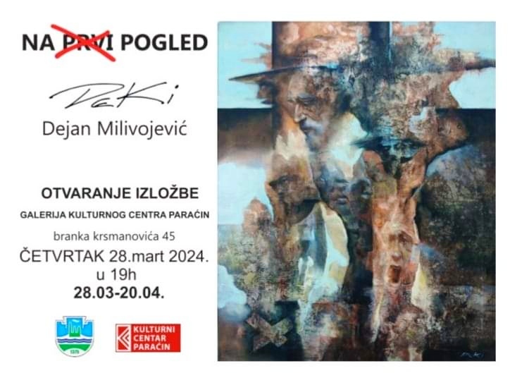 Izložba “Na prvi pogled” Dejana Milivojevića u četvrtak u galeriji Kulturnog centra