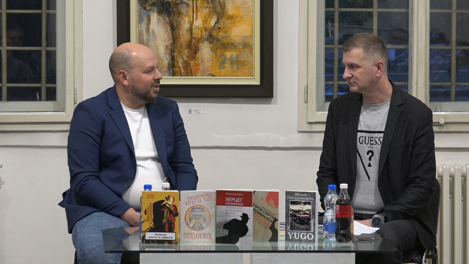 Književno veče sa piscem Milošem Grozdanovićem