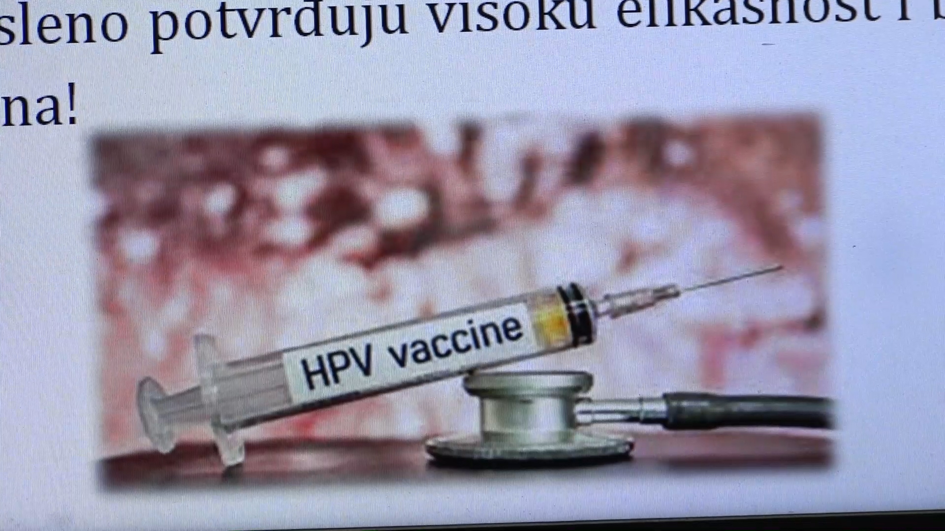 Najavljena Nedelja otvorenih vrata za vakcinaciju protiv HPV virusa