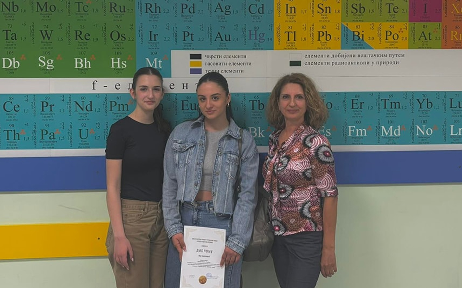 Učenica Gimnazije Iva Cvetković ostvarila plasman na Republičko takmičenje iz hemije