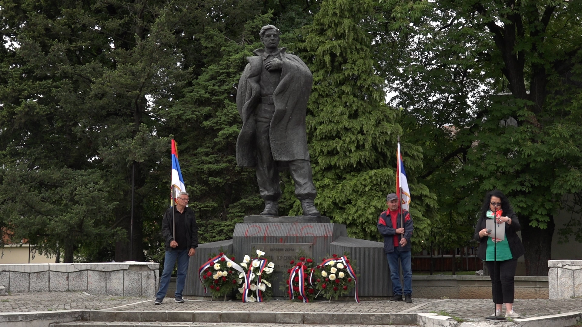 Polaganjem venaca i himnom Srbije obeležen Dan pobede nad fašizmom