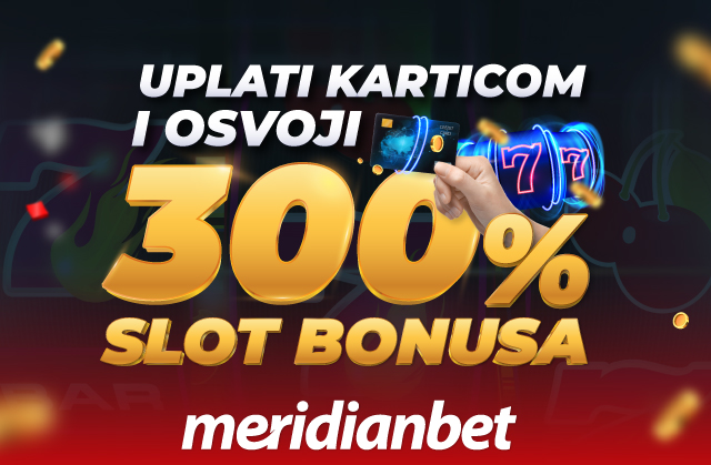 TROSTRUKI DOBITAK U MERIDIANU: Deponuj i ostvari 300% slot bonusa!
