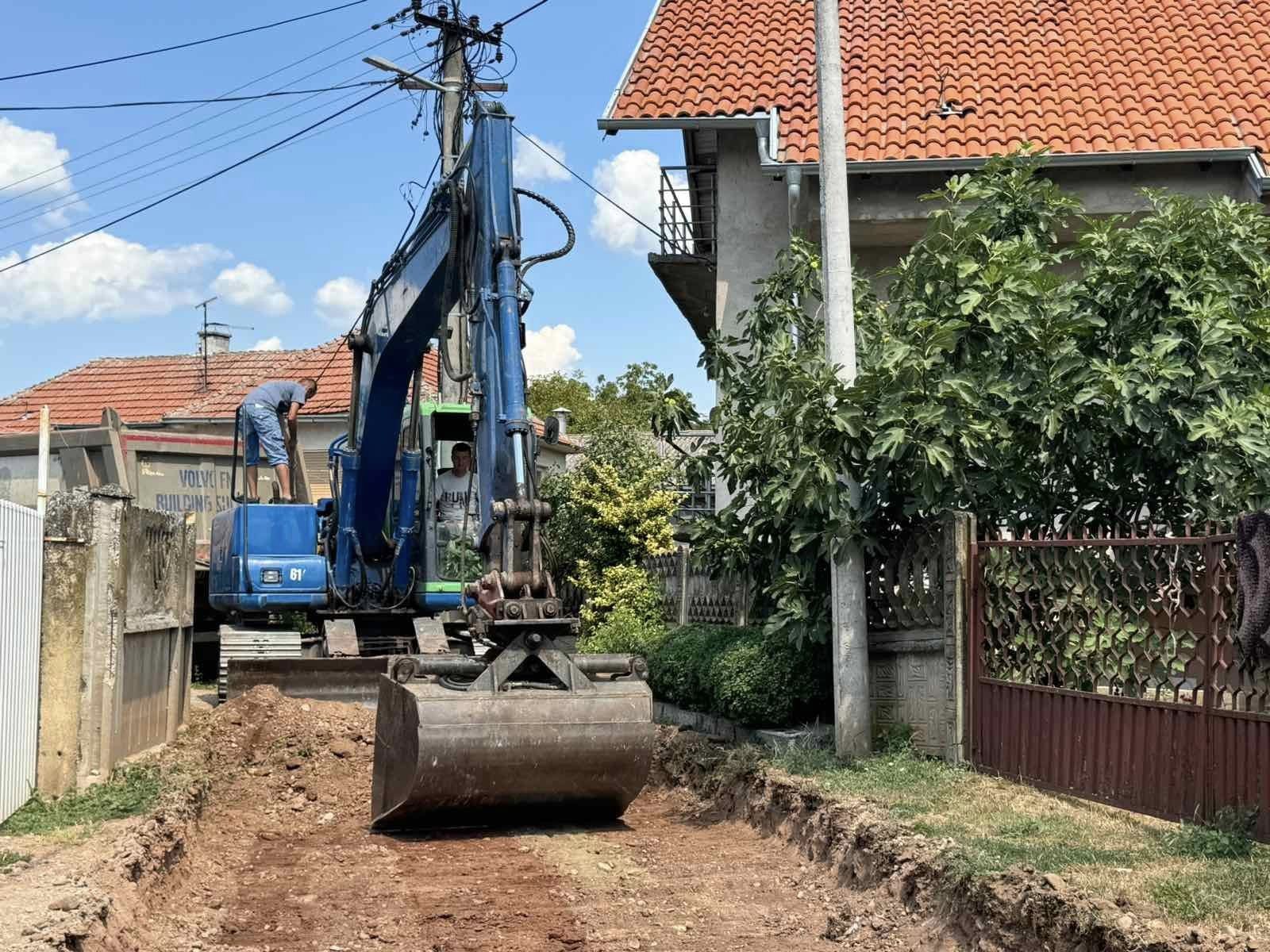 U toku su radovi na izgradnji Radničke ulice u Glavici