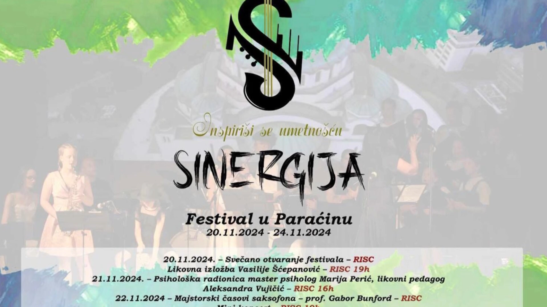 Festival “Sinergija” u Paraćinu od 20. do 24. novembra (VIDEO)