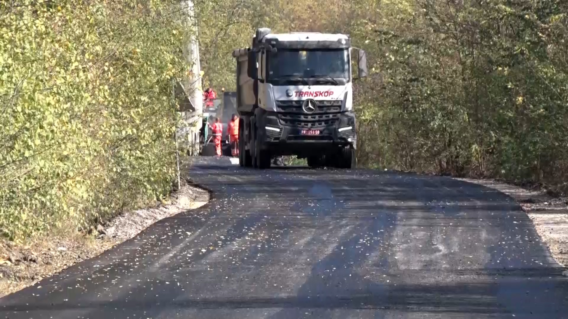 Radovi na rehabilitaciji puta Striža – Lebina (VIDEO)