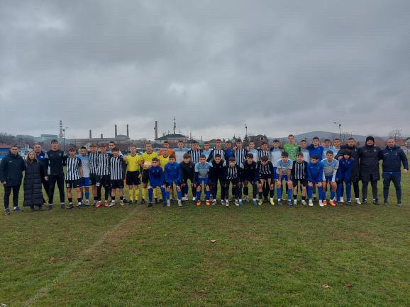 Mlađe kategorije FK Partizan u Paraćinu povodom 100 godina SFS Borca