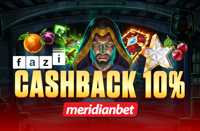 MAGIJOM DO SAVRŠENE ZABAVE: Uz Fazi slotove možeš osvojiti 10% CASHBACK-a!